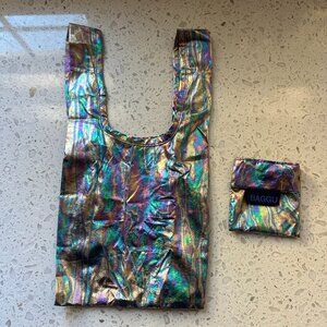 Baggu Mini Metallic Reusable Bag Rare